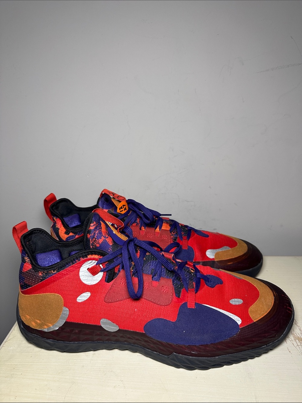 Adidas Harden volume 5 Chinese New Year Rare Red & Purple basketball Sneakers